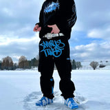 And American Street Trend Cargo Pant Men 2023 New Y2k Fashion Minus Two Black Pants Harajuku Hip Hop Loose Overalls