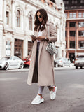 Wool Windbreaker Spring Long Jacket Womens Clothes Ladies Gothic Winter Trench Coats 2022 Female