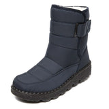 Women's Boots 2022 Platform Winter Boots Size 43 Snow Boots Women High Tube Waterproof Warm Plush Cotton Shoes Botas De