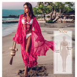Chiffon Beach Cover up Tunics for Beach Long Kaftan Bikini Cover up Robe de Plage Sarong Beach Swimsuit coverup