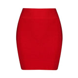 Bandage Skirts Sexy Women Summer Black Red 2020 New Arrival Bodycon Skirt Elegant Celebrity Party Club Ladies