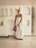 Bump Cotton Leprosy Sling Dress 2025 Spring And Summer