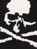 Oversized Distressed Skull Sweater-Outfit