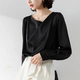 Temperament Commuter Long-Sleeved Shirt Woman In The Fall Of 2025 New Design Collared Collared