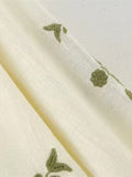 Spring V-Neck Lantern Sleeves National Style Embroidery Shirt Trend