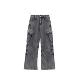 Acid Washed Baggy Cargo JeansOutfit