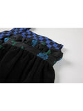 Print Patchwork Skirt Women's Kawaii A-line High Waist Irregular Skirts Korean Fashion Casual Harajuku Streetwear