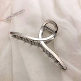 Women Elegant Gold Silver Hollow Geometric Metal Hair Claws Vintage Hair Clips Headband Hairpins Fashion Hair