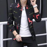 and Autumn Men's Bomber Zip Jacket 2023 Korean Men's Fashion Casual Street Wear Hip Hop Slim Bomber Jacket Men's