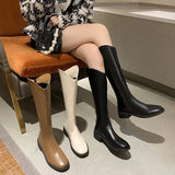 Cowboy Boots Children But Knee Boots Autumn And Winter New Thin Long-Term Martin Boots High Boots Knight