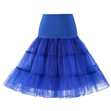 Short Tutu Skirts Petticoat White Black Red Crinoline Vintage Bridal Underskirt For Wedding Underskirt Rockabilly