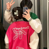 College Style Stitching Ladies Baseball Uniform High Street Jacket Lovers Loose Wild All-match Autumn New Jacket
