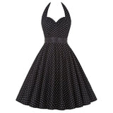 Print Vintage Dress Women 2021 Summer Pin Up Sundress 50s 60S Rockbility Robe Femme Sexy A-Line Party Dress Vestidos