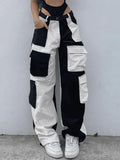 Patchwork Corduroy Cargo Pants- Outfit