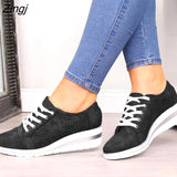 Women Flats Platform Shoes Woman Loafers Fashion Women's Slip On Shallow PU Casual Shoes Zapatos De Mujer