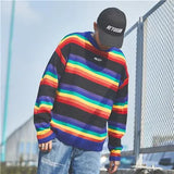 Outerwear Sweaters women Knitted Heart Cat Cloud Casual Harajuku Streetwear Jumpers Hip Hop Loose Sweater Tops