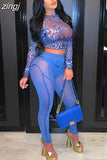 Sexy See Through Mesh Leggings Women Trend Striped Patchwork Briefs Waistband Fitness Pencil Trousers Female
