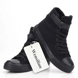 Shoes White Denim Sneakers Basket Femme Casual Shoes tenis feminino High Top Flat Shoes Trainers Women Zapatos