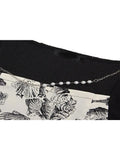 Hem Short Sleeve Crop Top Women's Y2k Patchowork Fake 2 Piece Tee Summer 2023 Vintage Sexy Club Party Costume