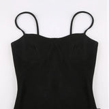 Black Bodycon Ribbed Maxi DressOutfit