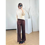Folded Summer Women's Light Luxury Simple Folds High-End Net Yarn Two-Sleeve
