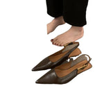 Retro Temperament Pointed Kitten And Head Sandals Women Summer 2025 New Commuter Evening Wind Single