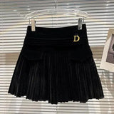 2022 Spring Summer New Arrivals High Waist Short Mini Pleated Skirt Streetwear Women