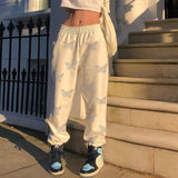 90s Streetwear Butterfly Print Rhinestone 2 Piece Tracksuits Y2K Fashion Oversized Zippper Hoodies Sweatpants Co-ord