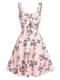 Plaid Print Lace-Up Cami Dress Casual Women Mini Dress Spaghetti Strap Vacation Fashion Party Dress