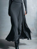 Women's Dress Irregular Sexy Body Dress Temperament Folded