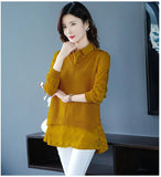 sweater 2023 spring and autumn fake two-piece POLO neck pullover patchwork long-sleeved lace knit bottoming