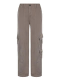 Washed Pocket Solid Cargo Pants- Outfit