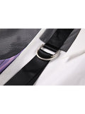 Women Blouse Streetwear Striped Single Breasted Shirt Y2k Korean Casual Vintage Loose Fashion Tide Patchwork Female