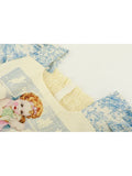 Summer Women's Shirt Puff Sleeve Square Collar Casual Vintage Chic Kawaii Print Top Harajuku Streetwear Loose Female