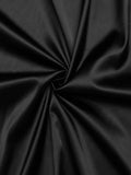 Vintage Satin Cowl Neck Split Maxi