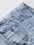 Light Wash Denim Boyfriend Jeans- Outfit