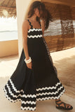 Zingj Southeast Asia New Small Flower Wave Sling Skirt High-End Temperament A-Line