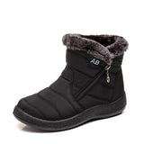 Women Snow Boots Winter Waterproof Keep Warm Shoes for Women's Female Plush Ankle Boots Ladies Size 43 Platform Short