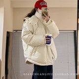 Loose Puffer Jacket Women Jaqueta Femina Inverno Promoo 2023 Hooded Thick Warm Parkas Female Winter Coat Abrigo
