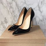 Women Pumps Thin Heels Shoes Pointed Toe Sexy High Heel Shoes Stiletto Ladies Nude 10cm plus size QP051