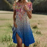 Hot Selling Literary And Art National Wind Round Collar Long