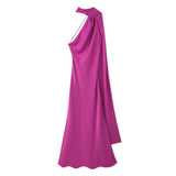 Explosive Women's Temperament Lightly Exposed Back Ribbon Hanging Neck