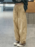 High Waist Pocket Straight Leg Pants-Outfit