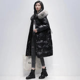 degrees High Quality Winter Women's Down Jacket 2023 Thicken Woman Jackets Female Coat Real Fox Fur Collar Coats