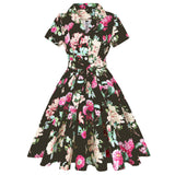 60s Vintage Tunic Dresses Summer Spring Retro Pin Up 2022 Women Jurk Casual Party Robe Rockabilly Dresses