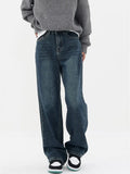 Jeans For Women High Waist Vintage Straight Baggy Denim Pants Streetwear American Style Fashion Wide Leg Denim