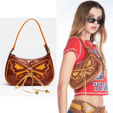 Vintage Butterfly Shoulder Bag-Outfit