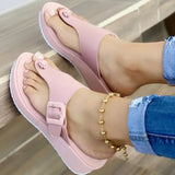 Wedge Platform Sandals Summer Casual Ladies Sandals Large Size Fashion Party Flip Flop