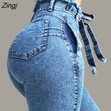 Hole Ripped Jeans Women Pants Cool Denim Vintage Jeans For Girl High Waist Casual Pants Female Slim Jeans