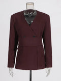 Suit Women's 2025 Autumn New High-End Feeling Waist Thin Suit Trousers